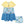 Ice Blue Science Tiered Button-Front Dress & Shorts - Millieloveslily.com