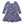 Kids Blue Beatrice Floral Square-Neck Button-Front Tiered Dress - Millieloveslily.com