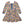 Kids Blue Floral Filigree Square-Neck Button-Front Tiered Dress - Millieloveslily.com