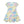 Kids Blue & Yellow Tiedye Fit'n Flare Dress - Millieloveslily.com