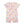 Kids Coral Midtone Floral Short - Sleeve Romper - Millieloveslily.com