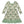 Kids Cream Christmas Wreaths Ruffle-Hem Dress - Millieloveslily.com