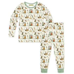 Kids Cream Nativity Pajama Set - Millieloveslily.com