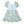 Kids Light Blue School Supplies Ruffle-Hem A-Line Dress - Millieloveslily.com