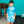 young boy standing outside wearing a Light Blue Shark themed Short - Sleeve Rashguard Set - Millieloveslily.com