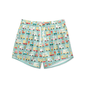 Kids Mint Ice Cream Trucks Shorties - Millieloveslily.com