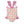 Kids Pink Western Style One - Piece Swimsuit With Back Bow - Millieloveslily.com
