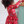 Kids Red Christmas Holly Patch Pocket Long Sleeve A-Line Dress - Millieloveslily.com