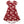 Kids Red Rose Midi - Length Hi - Low Dress - Millieloveslily.com