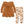 Kids Rust Ruffle Long-Sleeve Top & Pumpkin Leggings - Millieloveslily.com