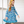 Kids Teal Forever Floral Patch-Pocket Long-Sleeve A-Line Dress - Millieloveslily.com