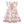 Kids White Wild Roses Button - Front Angel - Sleeve Dress - Millieloveslily.com