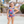 young girl wearing a multicolored Mermaid Scale patterned One - Piece  swimsuit- standing in a pool, lifestyle, front Millieloveslily.com