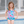 young girl wearing an ocean themed One - Piece swimsuit standing in a pool, lifestyle, front- Millieloveslily.com