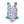 kids turquoise ocean themed Ruffle - Accent One - Piece -swimsuit on a white background, front  Millieloveslily.com