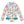kids  White Ocean themed Ruffle - Accent One - Piece Rashguard  on a white background,   frontMillieloveslily.com