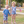 Light Blue Stripe Fireworks Ruffle - Accent One - Piece Swimsuit - Millieloveslily.com