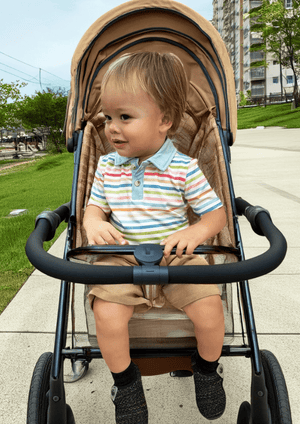 Millie Loves Lily Boys' Sunset Stripe & Coral Stripe Polo Shirts - Millieloveslily.com