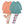 Millie Loves Lily Girls Coral and Nile Blue Tops & Printed Leggings - Millieloveslily.com