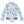 Millie Loves Lily Girls Ice Blue Sea Creatures Zip Front Rash Guard, UPF 50+ - Millieloveslily.com