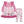 Millie Loves Lily Girls Pink Princess Border Print Dress and Legging Set, 2 - PCS - Millieloveslily.com