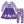 Millie Loves Lily Girls Purple Darling Unicorn Button - Accent A - Line Dress & Leggings Set - Millieloveslily.com