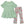Millie Loves Lily Girls Sage Tiered Dress and Legging Set - Millieloveslily.com