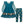 Millie Loves Lily Girls Teal Pony Border Dress & Legging Set - Millieloveslily.com
