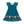 Millie Loves Lily Girls Teal Unicorn Pony Border Angel Sleeve Dress - Millieloveslily.com