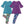 Millie Loves Lily Girls Turq And Dk Purple Dress And Printed Leggings Set,4 - PCS - Millieloveslily.com