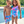 Millie Loves Lily Girls Turquoise Assymetrical Sea Print 1 piece Swimsuit - Millieloveslily.com