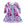 Millie Loves Lily Periwinkle Floral Dress with Decorative Buttons and Contrast Banding - Millieloveslily.com