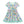 Mint Floral Button - Up A - Line Dress - Millieloveslily.com