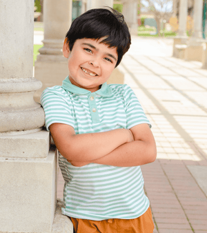 Mint Stripe Polo - Millieloveslily.com