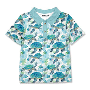 Mint Turtle Wonder Polo - Millieloveslily.com