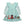 Mint & White Snowflakes & Woodland Christmas Angel-Sleeve Dress - Millieloveslily.com