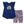 Navy Angel - Sleeve Top & Rainbow Candy Bike Shorts - Millieloveslily.com