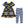 Navy Cats Sunflowers Pocket A-Line Dress & Stripe Leggings - Millieloveslily.com