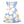 Periwinkle Modern Floral Angel - Sleeve A - Line Dress - Millieloveslily.com