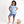 Periwinkle Tiered Top & BTS Floral Bike Shorts - Millieloveslily.com