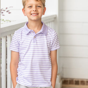 Purple Stripe Henley - Millieloveslily.com