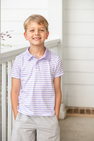 Purple Stripe Henley - Millieloveslily.com