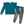 Teal Angel-Sleeve Top & Velour Australian Flowers Joggers - Millieloveslily.com