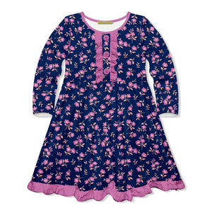 Violet Small Floral Dress - Millieloveslily.com