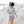 White & Periwinkle Floral Long - Sleeve Rashguard Set - Millieloveslily.com