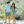 Yellow Hawaiian Neon Swim Shorties - Millieloveslily.com
