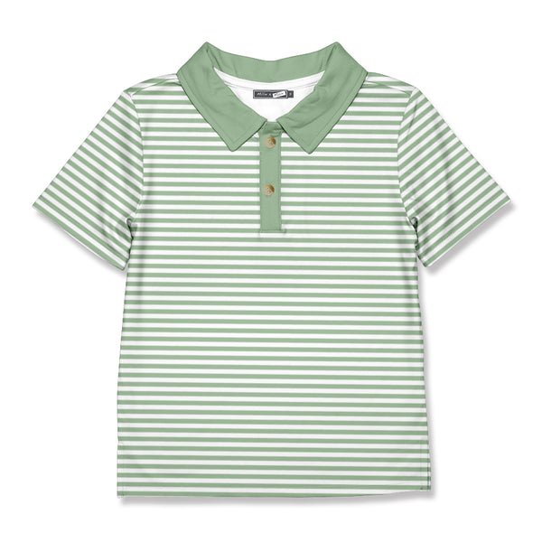 Sage Stripe Henley