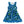Load image into Gallery viewer, Navy Watercolor Sea Sleeveless Button-Front A-Line Dress
