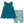 Teal Sleeveless Ruffle Babydoll Top & Kitty Cats Bike Shorts