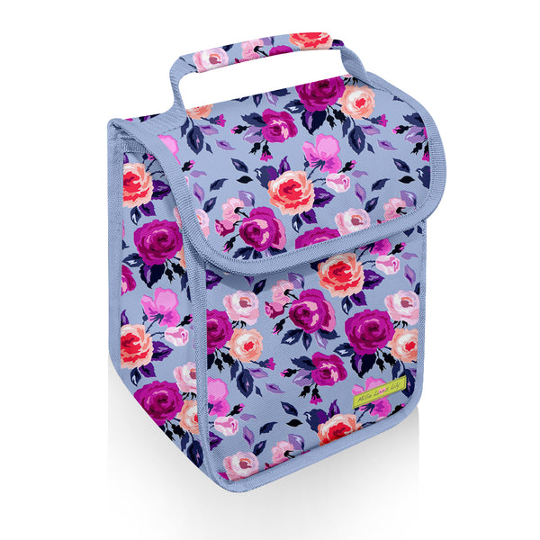 Periwinkle Rose Lunch Bag